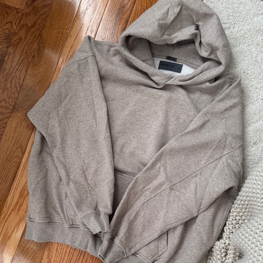 Abercrombie & Fitch Beige Hoodie